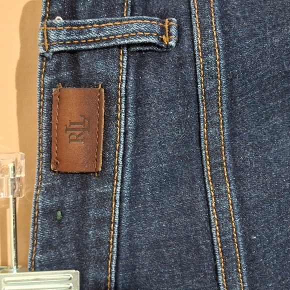 Womens Lauren by Ralph Lauren Modern Straight Curvy Denim Jeans 20W - Picture 5 of 10